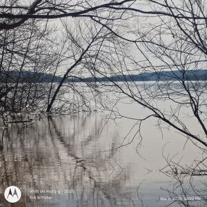 Tranquil Lake Reflection Photography Print